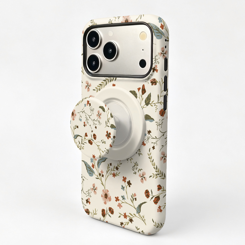 Huawei Mate 60 - Casing Magnetik Motif Bunga yang Cantik