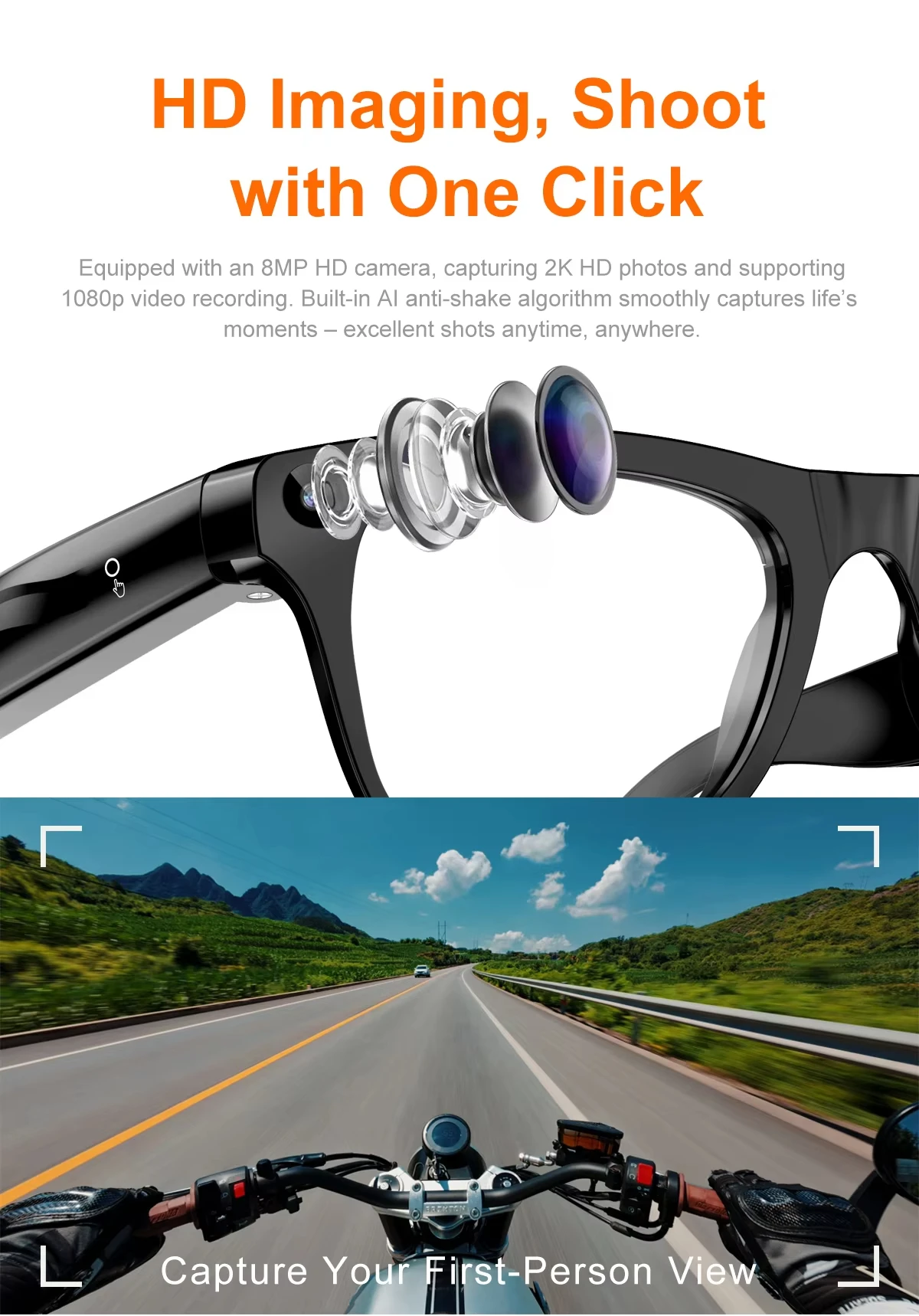 Kacamata Kamera Pintar Lenovo, - Smart Glasses Lens ulasan dan harga