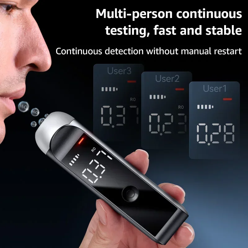 Alcotester Digital alkohol, pe - Breath Rate Monitor ulasan dan harga