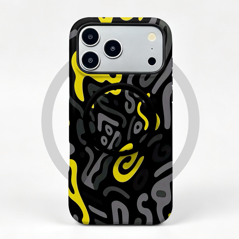 Casing Magnetik Grafiti Abstra - Huawei Nova 12 ulasan dan harga