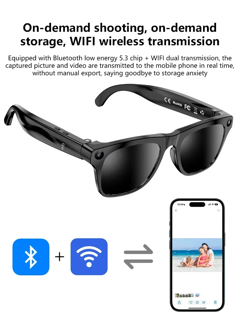 Kacamata Pintar AI Terbaru dar - Smart Glasses Lens ulasan dan harga